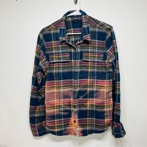 Patagonia Lg Women's Long-Sleeved Organic Cotton Midweight Fjord Flannel Shirt